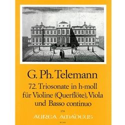 Telemann, GP: Trio Sonata 72 in b minor (TWV42:b4) 