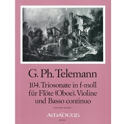Telemann, GP: Trio sonata in f minor (TWV 42:f1)