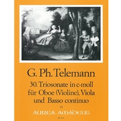 Telemann, GP: Trio Sonata 30 in c minor (TWV42:c5)