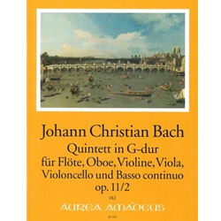 Bach, JC: 6 Quintets, op. 11, v. 2: G Major