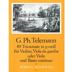 Telemann, GP Trio Sonata 89 in g minor (TWV42:g11)