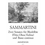 Sammartini 2 Sonatas for soprano recorder and bc.