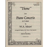 Mozart, WA Theme from "Piano Concerto in c minor" (Sc)