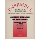 Palestrina Ricercari Sopra li Tuoni, Vol. II (5-8) (Sc+P)