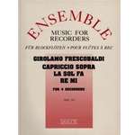 Frescobaldi, Girolamo Capriccio sopra La Sol Fa Re Mi (Sc+P)
