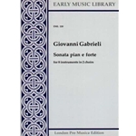 Gabrieli, G Sonata pian e forte (Sc+P)