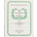 Phelps Carols for Krummhorns or Recorders - set of parts