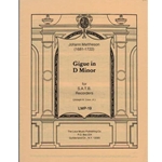 Mattheson Gigue in d minor- set of parts