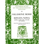 Rossi, Salamone: Sonata sopra l’Aria del Tenor di Napoli (score & parts)