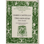 Castello, Dario 2 Sonatas (Sc+P)