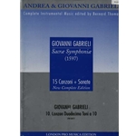 Gabrieli, G Canzon duodecimi toni a 10  (Sc+P)