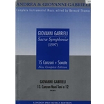 Gabrieli, G Canzon noni toni a 12 (Sc+P)