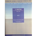 Frescobaldi, Girolamo 5 Canzoni (from Libro Primo delle Canzoni) (Sc+P)