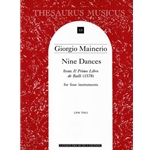 Mainerio Dances from "Il primo libro de balli" (1578) (4 x Sc)