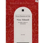 Nola, Giovanni da 9 Villanelle (3 x Sc)