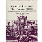 Gussago 2 Sonatas (1608) La Luzzara, La Terza  (Sc+P)
