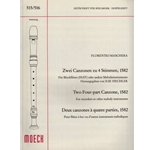 Maschera 2 Four-part Canzone, 1582 (Sc)