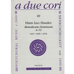 Hassler Benedicam Dominum a 12 (Sc+P)
