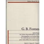 Fontana Sonata Terza &amp; Quarta (Sc+P)