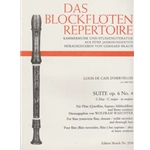 Caix d'Hervelois, Louis de Suite in C, op. 6/4 (Sc+P)