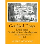 Finger, Gottfried 3 Sonatas op. 1/1-3