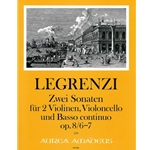 Legrenzi 2 Sonatas op. 8/6-7