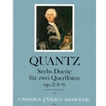 Quantz 6 duos op. 2 v. 2, nos. 4-6