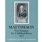 Mattheson 4 sonatas op. 1