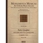 Quagliati Recercate et Canzone (Roma, 1601) (Sc)