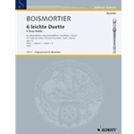 Boismortier, Joseph Bodin de 6 Easy Duets (Suites, Op. 17) Vol. 1 (Sc)