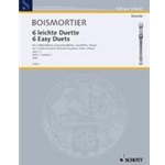 Boismortier, Joseph Bodin de 6 Easy Duets (Suites, Op. 17) Vol. 2 (Sc)