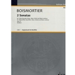 Boismortier, Joseph Bodin de 2 Sonatas, Op. 27 (1730) (Sc+P)