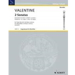 Valentine 2 Sonatas, No. 9 &amp; 10 (Sc+P)