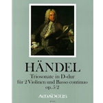 Handel, GF Triosonata op. 5/2 in D Major
