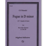 Handel, GF Fugue in d (G 27) (Sc+P)