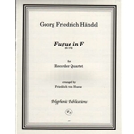 Handel, GF Fugue in F (G 178) (Sc+P)