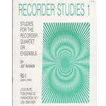 Raskin Recorder Studies, Vol. 1 (Quartet or ensemble) (Sc+P)