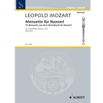 Mozart, Leopold: Minuets for Nannerl