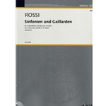 Rossi Sinfonias and Galliards (Sc)