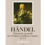 Handel, GF Trio sonata in g minor op. 2/2