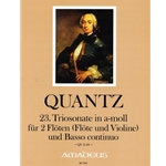Quantz Trio sonata in a minor (QV 2:40)