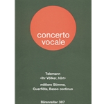 Telemann, GP Ihr Volker, hort (from Harmonische Gottesdienst 1/3, for middle voice) (Sc+P)