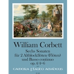 Corbett, William: 6 Sonatas, op. 4/4-6