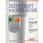 Purcell, Henry, [No Selection] and others: Zeitschrift für Speilmusik, Chaconne in d minor