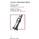 Bach, JS Sonata in d minor (after BWV 527)