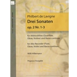 de Lavigne, Philibert: 3 Sonatas, op. 2/1-3