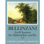 Bellinzani, PB: 12 Sonatas for alto recorder & basso continuo, nos. 1-3