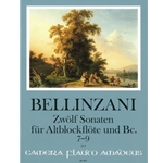 Bellinzani, PB: 12 Sonatas for alto recorder & basso continuo, nos. 7-9