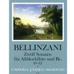 Bellinzani, PB: 12 Sonatas for alto recorder & basso continuo, nos. 10-12