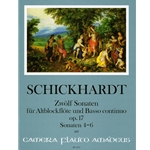 Schickhardt, JC: 12 Sonatas for alto recorder & basso continuo, op. 17 (nos. 4-6)